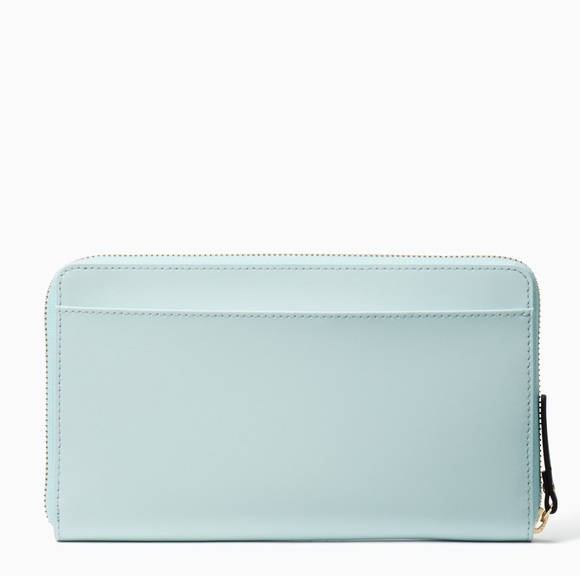 Kate Spade Graphic New Horizons Out Of Office Kaden Aqua Wallet. - Picture 2 of 8